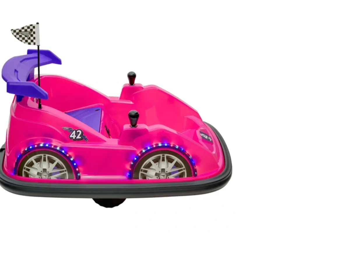 Ken Black Flybar Racer Bumper Car 6V| Electric Ride Ons