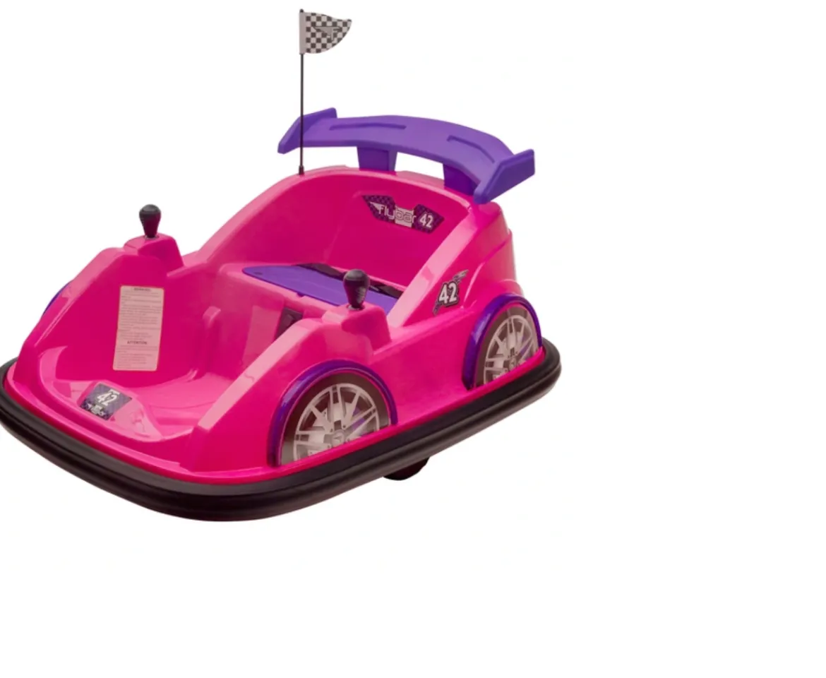 Ken Black Flybar Racer Bumper Car 6V| Electric Ride Ons