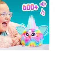 Ken Black Furby Interactive Tie Dye Plush Toy| Interactive Toys