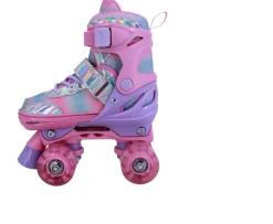 Ken Black Glitter Glow Quad Skates 13-2| Roller Skates