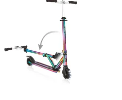 Ken Black Globber FLOW ELEMENT LIGHTS 2-Wheel Foldable Scooter - Neochrome| Scooters