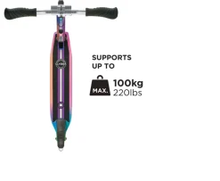 Ken Black Globber FLOW ELEMENT LIGHTS 2-Wheel Foldable Scooter - Neochrome| Scooters