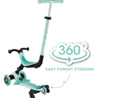Ken Black Globber GO UP ACTIVE 360° LIGHTS Mint Scooter| Scooters