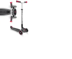 Ken Black Globber MASTER LIGHTS Foldable Scooter Black-Red| Scooters