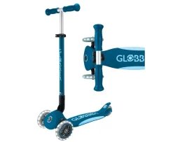 Ken Black Globber PRIMO FOLDABLE PLUS LIGHTS Scooter Navy Blue| Scooters