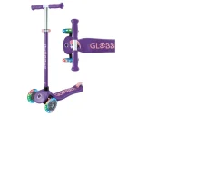Ken Black Globber PRIMO PLUS LIGHTS Purple Scooter| Scooters