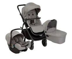 Ken Black Graco Near 2 Me DLX Trio - Pushchair, Infant Car Seat and Carrycot| Car Seats & Travel Systems