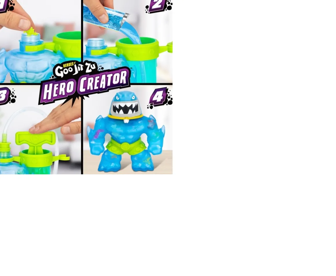 Ken Black Heroes of Goo Jit Zu: Hero Creator Pack – Make Your Own Thrash| Action Figures & Playsets