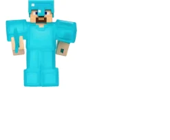 Ken Black Heroes of Goo Jit Zu Minecraft Steve with Armour and Sword| Action Figures & Playsets