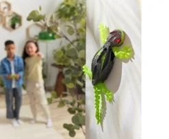 Ken Black Hex Bots Wall Crawler Gecko Lizard| Interactive Toys