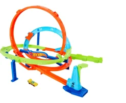 Ken Black Hot Wheels Action Loop Cyclone Challenge Track Set| Hot Wheels|Building & Vehicle Toys