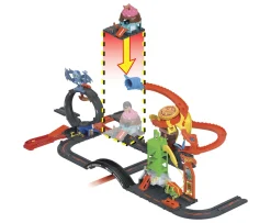 Ken Black Hot Wheels City Let's Race Netflix - Downtown Ice Cream Swirl Playset| Hot Wheels|Building & Vehicle Toys