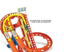 Ken Black Hot Wheels City Roller Coaster Rally with 5 Diecast Vehicles| Hot Wheels|Building & Vehicle Toys