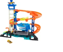 Ken Black Hot Wheels City Shark Strike Rescue Playset| Hot Wheels|Building & Vehicle Toys