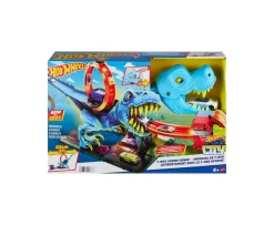 Ken Black Hot Wheels City T Rex Chomp Down Play Set| Hot Wheels|Action Figures & Playsets