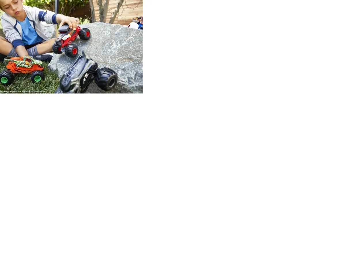 Ken Black Hot Wheels Monster Trucks 1:24 Assorted| Building & Vehicle Toys|Action Figures & Playsets