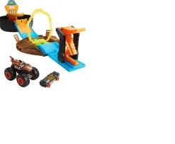 Ken Black Hot Wheels Monster Trucks Stunt Tyre Play Set| Hot Wheels|Action Figures & Playsets