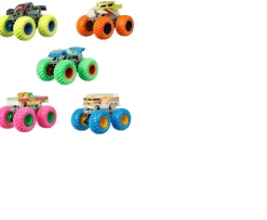 Ken Black Hot Wheels Monster Trucks Glow in the Dark 1:64 Scale Toy Truck Assortment| Hot Wheels|Action Figures & Playsets