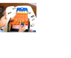 Ken Black Hot Wheels Roll Out Raceway Track Set and Car| Hot Wheels|Action Figures & Playsets