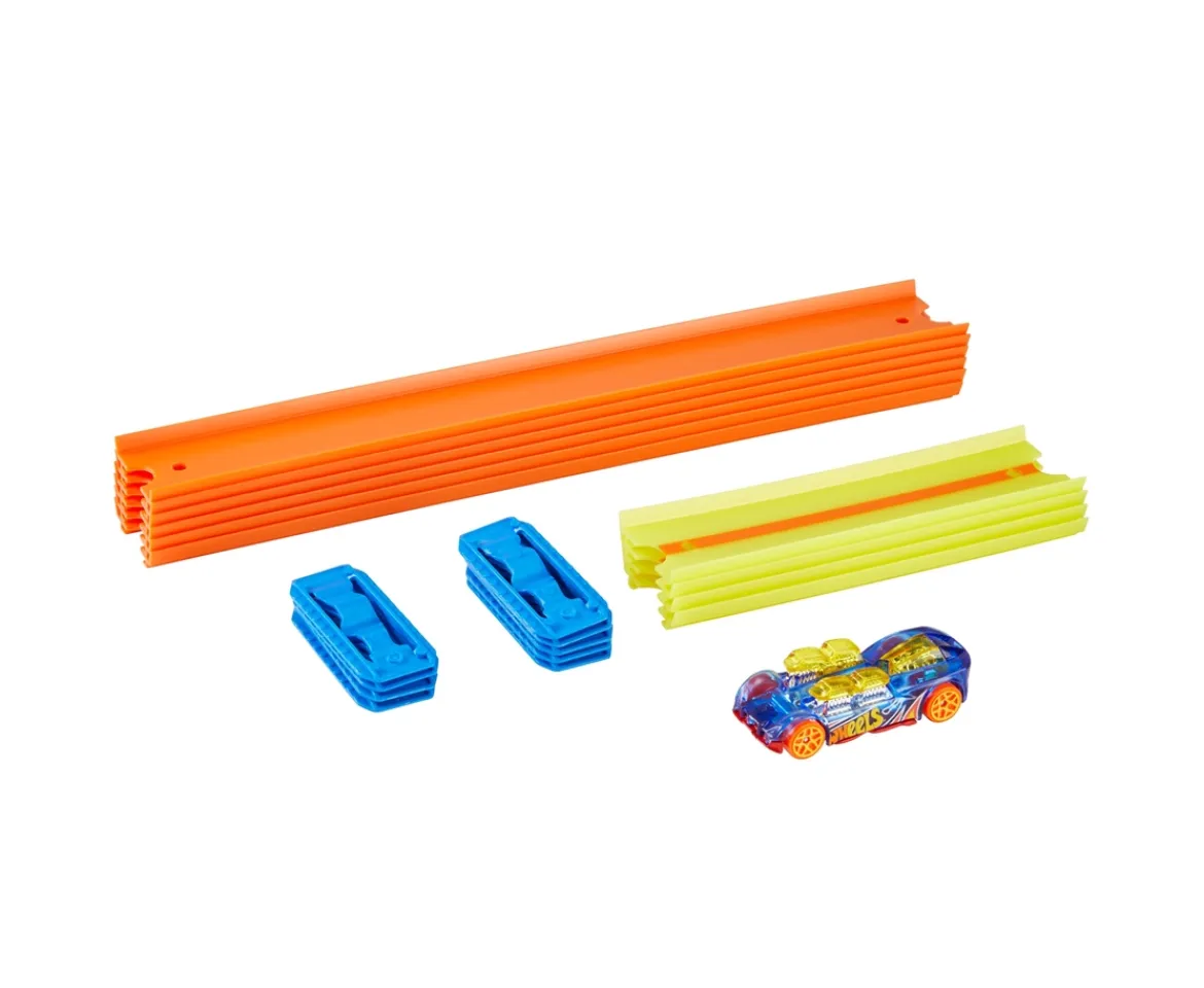 Ken Black Hot Wheels Track Builder Unlimited Basic Track Pack, Track Set| Hot Wheels|Action Figures & Playsets