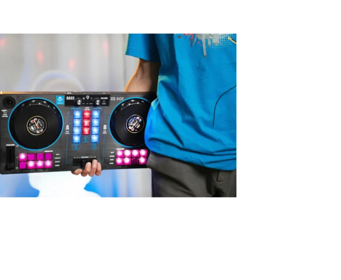 Ken Black iDance DJ Station with 2 Speakers XD-301| Music & Karaoke