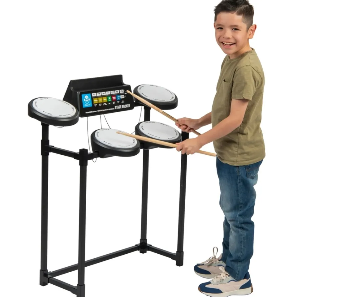 Ken Black iDance Stage Rocker Electronic Drum Kit| Music & Karaoke