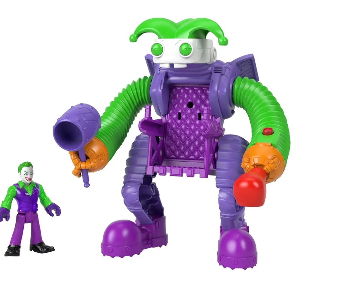 Ken Black Imaginext DC Super Friends the Joker Battling Robot| Preschool & Electronic Learning|Action Figures & Playsets
