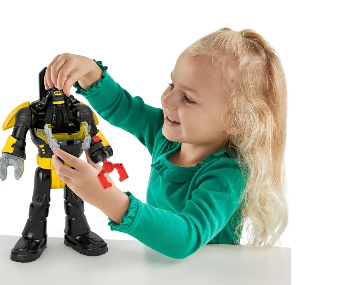 Ken Black Imaginext DC Super Friends Batman Insider & Exo Suit Set| Preschool & Electronic Learning
