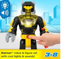 Ken Black Imaginext DC Super Friends Batman Insider & Exo Suit Set| Preschool & Electronic Learning