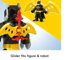Ken Black Imaginext DC Super Friends Batman Insider & Exo Suit Set| Preschool & Electronic Learning