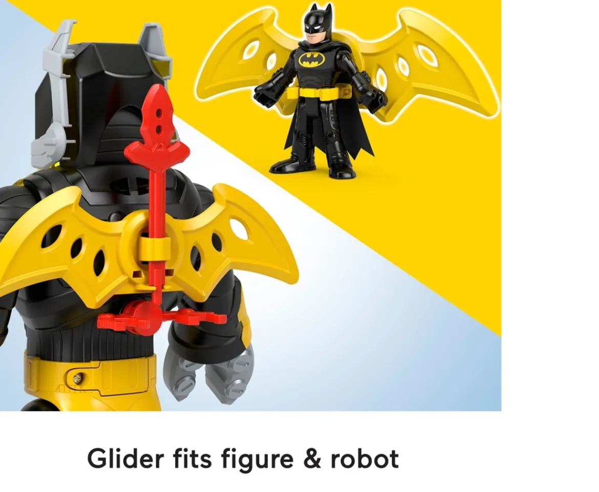 Ken Black Imaginext DC Super Friends Batman Insider & Exo Suit Set| Preschool & Electronic Learning