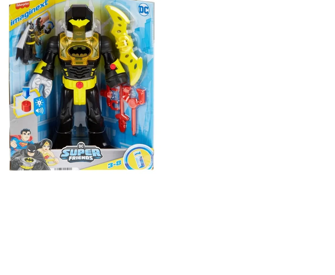Ken Black Imaginext DC Super Friends Batman Insider & Exo Suit Set| Preschool & Electronic Learning