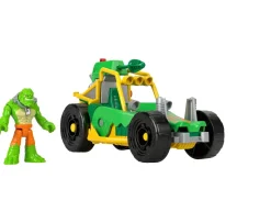 Ken Black Imaginext DC Super Friends Killer Croc Figure & Toy Car Buggy| Preschool & Electronic Learning