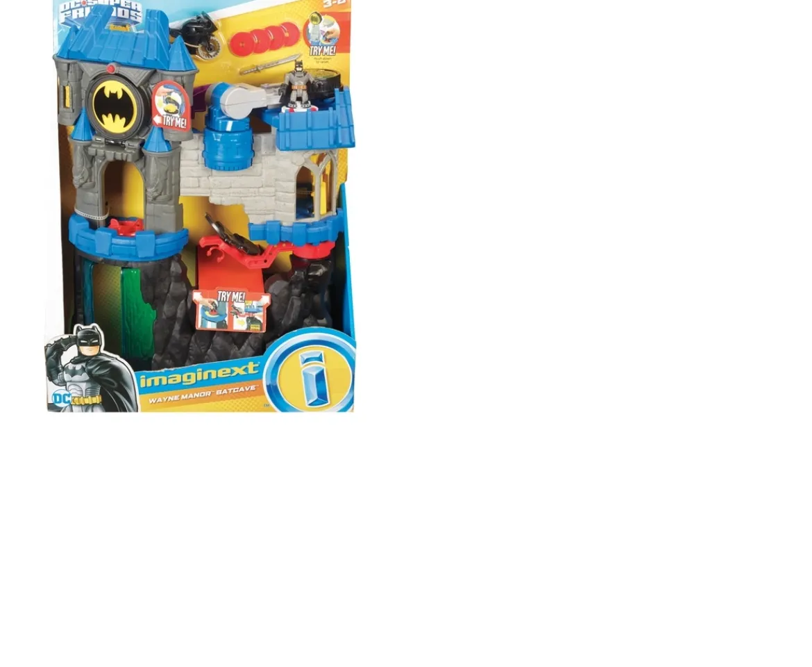 Ken Black Imaginext DC Super Friends Wayne Manor Batcave| Action Figures & Playsets