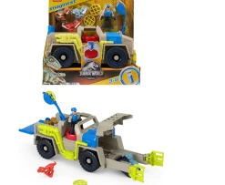 Ken Black Imaginext Jurassic World Track & Transport Dinosaur Truck Playset| Preschool & Electronic Learning