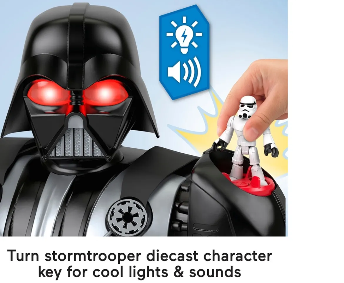 Ken Black Imaginext Star Wars Darth Vader Bot| Action Figures & Playsets