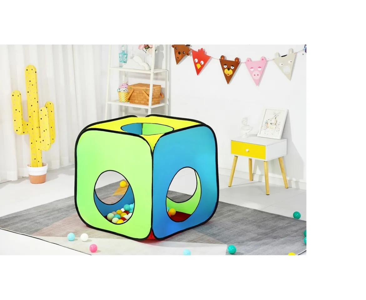 Ken Black 3-in-1 Pop Up Play Tent Set| Playhouses & Tents|Garden Games