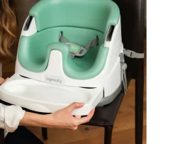 Ken Black Ingenuity Baby Base 2-in-1 Booster Seat Mist| Highchairs|Baby Play