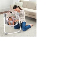 Ken Black Ingenuity Comfort 2 Go Portable Baby Swing - Flora| Baby Play