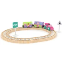 Ken Black J’adore Wooden Vehicle Toy Tube Assortment Set| Wooden Toys