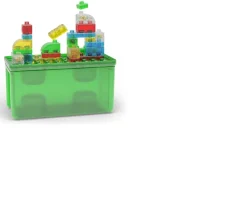 Ken Black Jelly Blox - Stash & Stack Storage Case| Building & Vehicle Toys