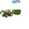 Ken Black John Deere 7R 350 with Frontloader & Tipping Trailer| Farm Model Vehicles & Playsets