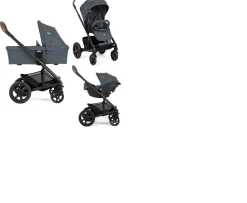 Ken Black Joie Chrome Deluxe 3-in-1 Travel System & Car Seat- Moonlight| Joie|Car Seats & Travel Systems