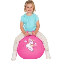 Ken Black Jump Ball Unicorn Hopper| Bouncy Castle & Inflatables