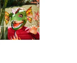 Ken Black Jurassic World Dilophosaurus Dinosaur Mask| Action Figures & Playsets