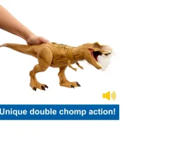Ken Black Jurassic World Hunt N' Chomp Tyrannosaurus Rex Dinosaur Toy Figure with Sound| Action Figures & Playsets