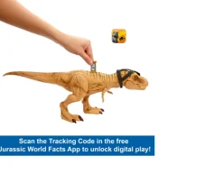 Ken Black Jurassic World Hunt N' Chomp Tyrannosaurus Rex Dinosaur Toy Figure with Sound| Action Figures & Playsets