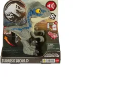 Ken Black Jurassic World Mega Roar: Blue the Velociraptor Dinosaur Toy| Action Figures & Playsets
