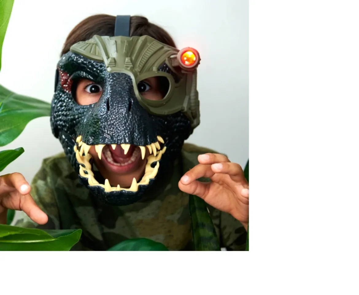 Ken Black Jurassic World Track N' Roar Indoraptor Mask| Action Figures & Playsets