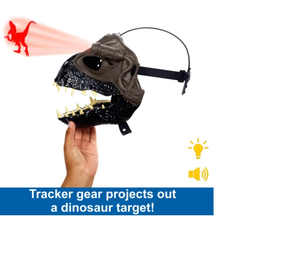 Ken Black Jurassic World Track N' Roar Indoraptor Mask| Action Figures & Playsets